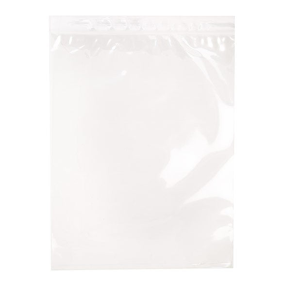 Sachet zip à transparence cristalline 25,4x33cm (100 pièces) [ZC1013]