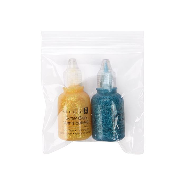 Sachet zip à transparence cristalline avec trou d'aération 10,2x10,2cm (100 pièces) [ZC44V]