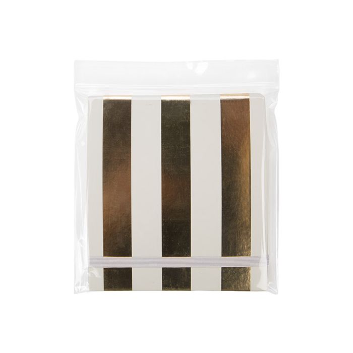 Sachet zip à transparence cristalline avec trou d'aération 12,7x12,7cm (100 pièces) [ZC55V]