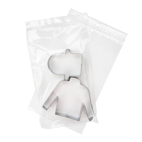 Sachet zip à transparence cristalline 15,2x25,4cm (100 pièces) [ZC610]