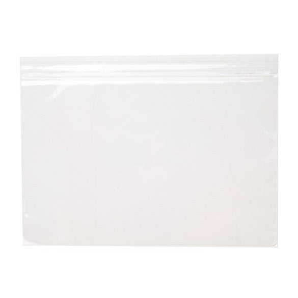 Sachet zip à transparence cristalline 22,9x15,2cm (100 pièces) [ZC96]