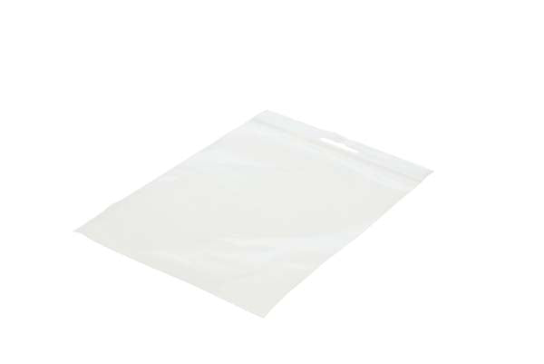 Sachet zip à transparence cristalline avec trou de suspension européen 17,8x17,8cm (100 pièces) [ZE77]