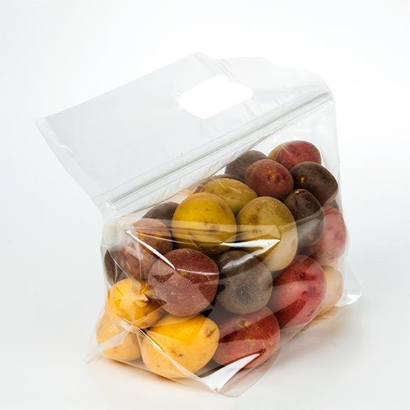 Sachet zip à transparence cristalline rigide avec poignée 27,9x10,3x15,2 cm (100 Pièces) [ZFG4]