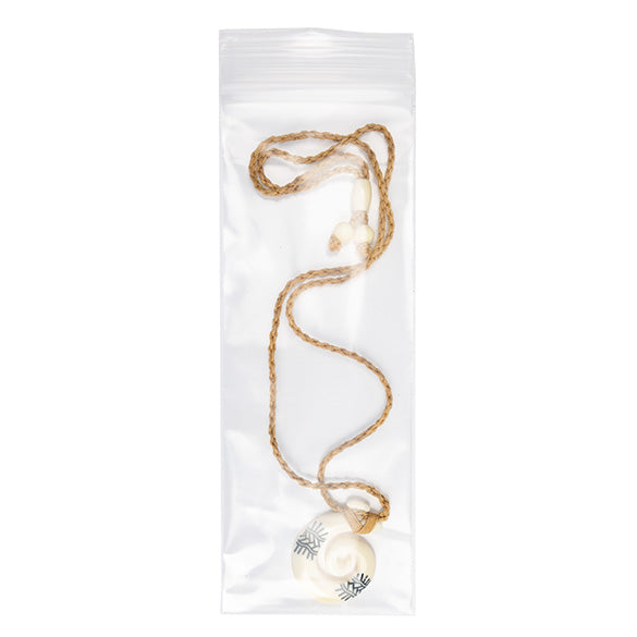 Sachet zip transparent en PE-BD 7,6x20,3cm (100 pièces) [4PE38]