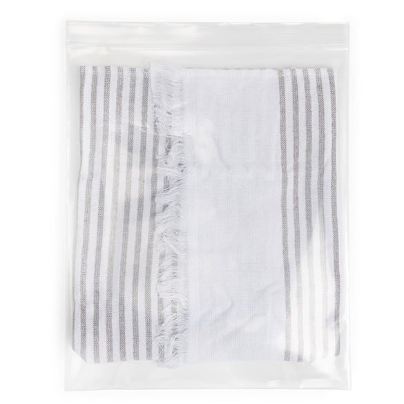 Sachet zip transparent en PE-BD 25,4x30,5cm (100 pièces) [6PE1012]
