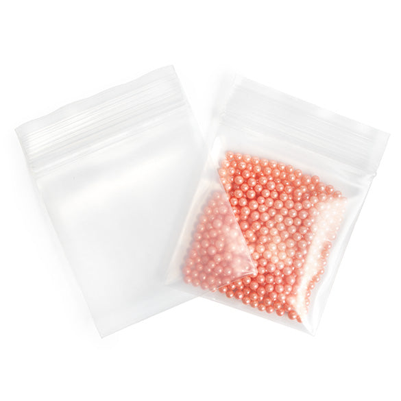 Sachet zip transparent en PE-BD 150 microns 7,6x7,6cm (100 pièces) [6PE33]