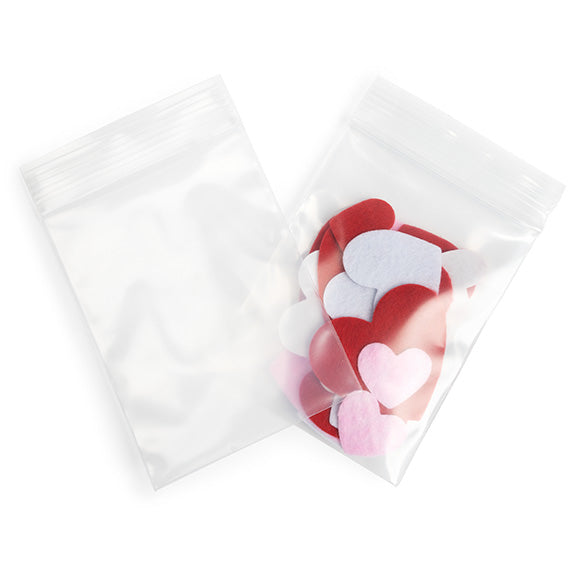 Sachet zip transparent en PE-BD 7,6x10,2cm (100 pièces) [6PE34]