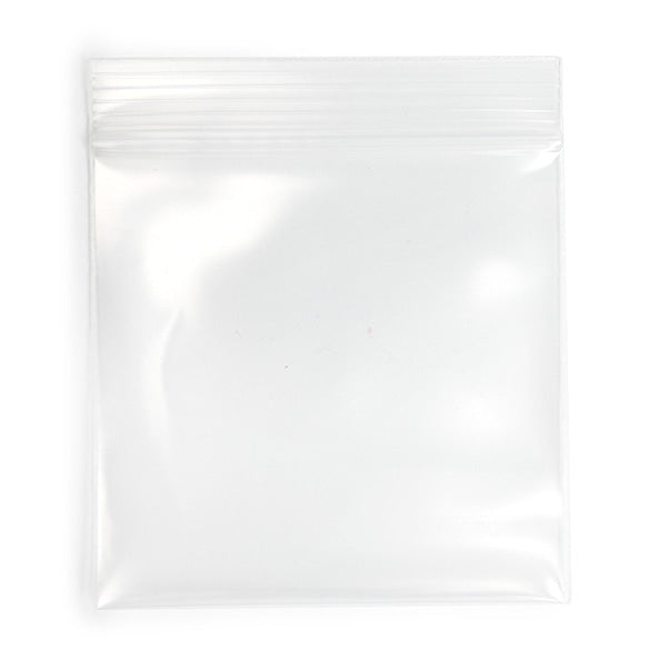 Sachet zip transparent en PE-BD 150 microns 10,2x10,2cm (100 pièces) [6PE44]