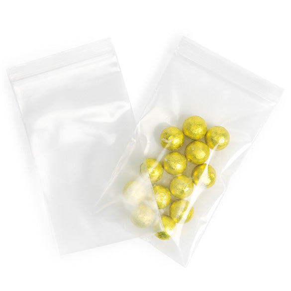 Sachet zip transparent en PE-BD 12,7x20,3cm (100 pièces) [6PE58]