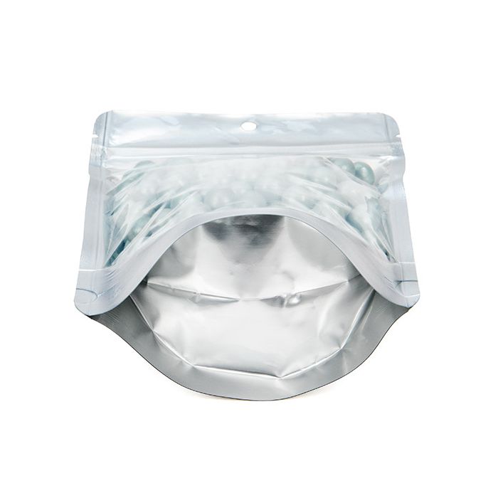 Doypack Argentées 11,9x7,6x18,4cm Trou de suspension (100 pièces) [ZBGS46H]