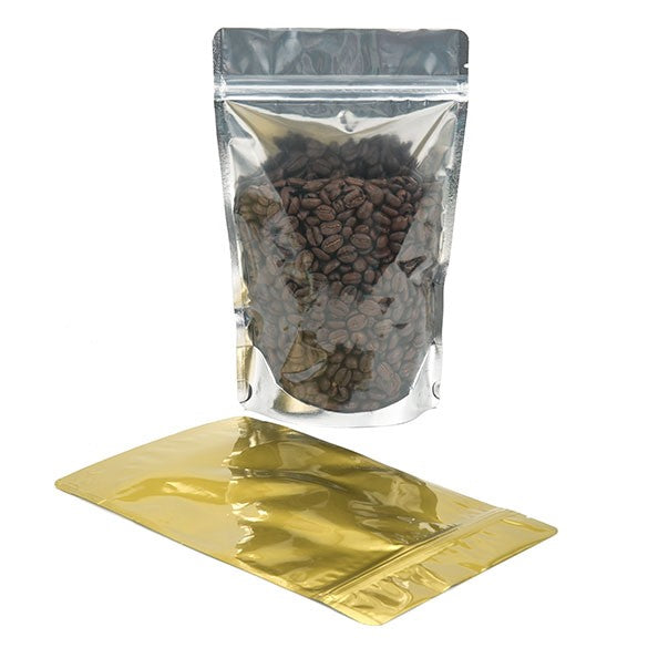 Doypack avec le dos doré 14.6x7.9x23cm | 170g (100 pièces) [ZBGG58]