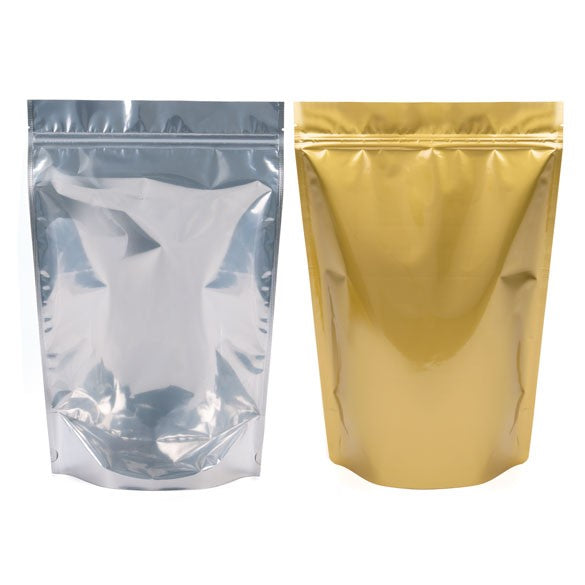 Doypack avec le dos doré 22.9x12.1x34.3cm | 907g (100 pièces) [ZBGG6]