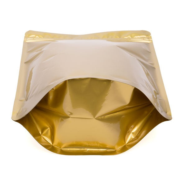 Doypack avec le dos doré 22.9x12.1x34.3cm | 907g (100 pièces) [ZBGG6]