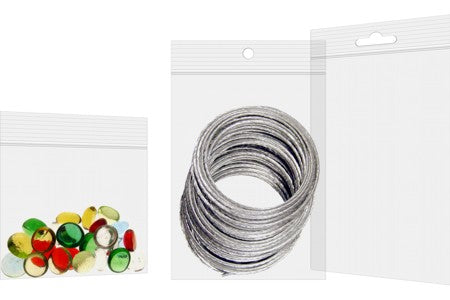Sachet zip à transparence cristalline 15x20 cm (100 pièces) [ZC68]