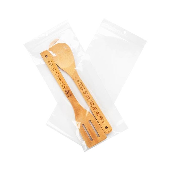 Sachet zip à transparence cristalline avec trou de suspension 14x33cm (100 pièces) [ZR5H13]