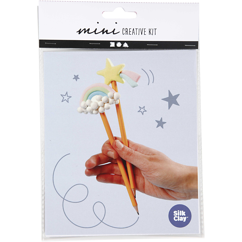 Image de Mini Kit DIY, crayons, 1 Pq. | Silk Clay Modelage Articles de Modelage et Moulage | 8719346219909