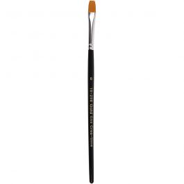 Pinceaux Gold Line, dim. 8, L : 18,5 cm, L : 8 mm, Plat, 12 pièces/ 1 Pq. [HOB-10208]