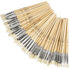 Set de Pinceaux YellowLine, dim. 6+8+10+12, 48 pièces/ 1 Pq. [HOB-10251]