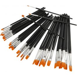 Set de Pinceaux YellowLine, dim. 0+2+4+8+12+16, 36 pièces/ 1 Pq. [HOB-10254]