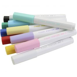 Feutres Pintor PILOT, couleurs pastel, couleurs classiques, 12 pièces/ 1 Pq. [HOB-336222]