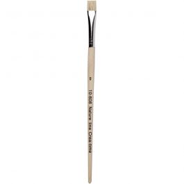 Pinceau Nature Line, L: 18,5 cm, L: 10 mm, Plat, 12 pièce/ 1 Pq. [HOB-10608]