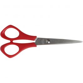 Ciseaux Scolaires, L : 14 cm, pointus, gaucher, 1 pièce [HOB-11216]