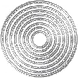 Gabarit de coupe et matrice de découpe, Cercle, d 1,5-7 cm, 1 pièce [HOB-11779]