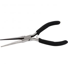 Pince à bec plat long, L : 55 mm, L : 2-6 mm, 1 pièce [HOB-13018]