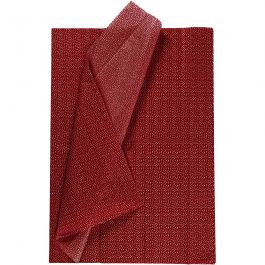 Papier de soie, feuille 50x70 cm, 14 gr, rouge, 6 flles/ 1 Pq. [HOB-200895]