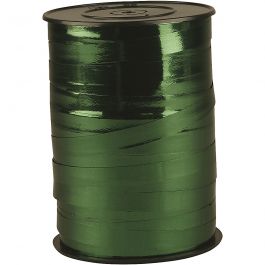 Ruban cadeau, L : 10 mm, brillante, vert métallique, 250 m/ 1 rouleau [HOB-20224]