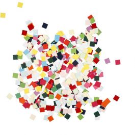 Mosaïques en papier cartonné, carré, dim. 10x10 mm, 180 gr/ 1 Pq. [HOB-21010]