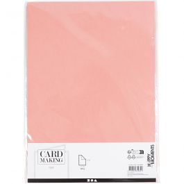 Papier cartonné, A4, feuille 210x297 mm, 210 gr, rose foncé, 10 flles/ 1 Pq. [HOB-21183]