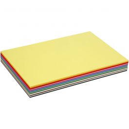 Papier Cartonné Colortime, A3, feuille 297x420 mm, 180 gr, ass. de couleurs, 300 flles ass./ 1 Pq. [HOB-21423]
