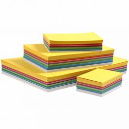 Carton de Printemps, A3,A4,A5,A6, 180 gr, ass. de couleurs, 1500 flles ass./ 1 Pq. [HOB-21431]