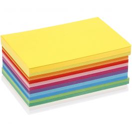 Carton de Printemps, A6, feuille 105x148 mm, 180 gr, ass. de couleurs, 300 flles ass./ 1 Pq. [HOB-21436]