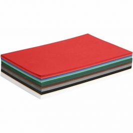Papier Cartonné Noël, A4, feuille 210x297 mm, 180 gr, ass. de couleurs, 300 flles ass./ 1 Pq. [HOB-21444]
