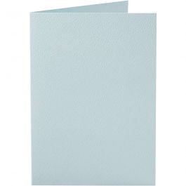 Cartes, dimension carte 10,5x15 cm, 220 gr, bleu clair, 10 pièces/ 1 Pq. [HOB-216018]