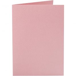 Cartes, dimension carte 10,5x15 cm, 220 gr, rose, 10 pièces/ 1 Pq. [HOB-216019]