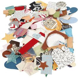 Découpes de Papier Fait Main, dim. 25-130 mm, 110-150 gr, 100 gr/ 1 Pq. [HOB-21639]