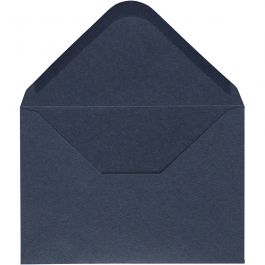 Enveloppes, dimension enveloppes 11,5x16 cm, 110 gr, bleu, 10 pièces/ 1 Pq. [HOB-217014]