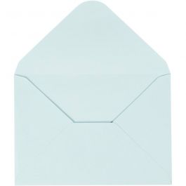 Enveloppes, dimension enveloppes 11,5x16 cm, 110 gr, bleu clair, 10 pièces/ 1 Pq. [HOB-217018]