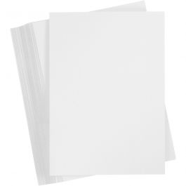 Papier Cartonné, A4, feuille 210x297 mm, 180 gr, blanc, 100 flles/ 1 Pq. [HOB-21710]