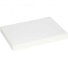 Carton pliable, feuille 25,5x36 cm, ép. 0,4 mm, 250 gr, blanc, 100 flles/ 1 Pq. [HOB-21990]
