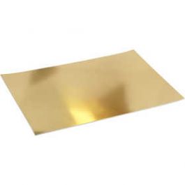 Papier métallisé, A2 420x600 mm,  280 gr, or, 10flles [HOB220840]