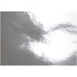 Papier Métallisé, A4, feuille 210x297 mm, 120 gr, argent, 10 flles/ 1 Pq. [HOB-224710]