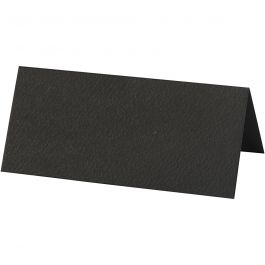 Marque-places, dim. 9x4 cm, 220 gr, noir, 20 pièces/ 1 Pq. [HOB-228712]