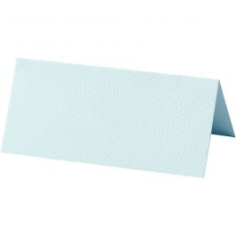 Marque-places, dim. 9x4 cm, 220 gr, bleu clair, 20 pièces/ 1 Pq. [HOB-228718]