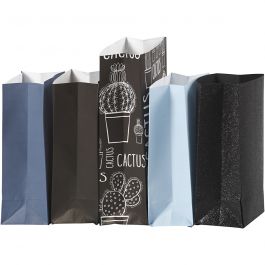 Sac en Papier, H : 21 cm, dim. 6x9 cm, 80 gr, 5x10 Pq./ 1 Pq. [HOB-23179]
