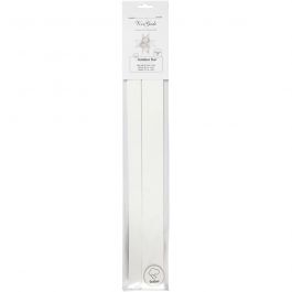 Bandes de papier étoiles, L : 86+100 cm, L : 25+40 mm, d 11,5+18,5 cm, blanc, 16 bandes/ 1 Pq. [HOB-24391]