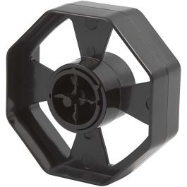 Roue pour dérouleur, L : 25 mm, d 7,5 cm, noir, 1 pièce [HOB-24607]